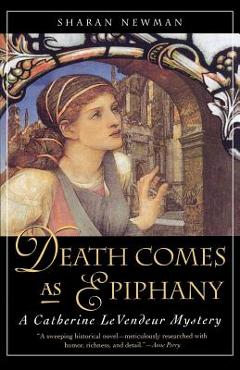 Coperta cărții 'Death Comes as Epiphany - Sharan Newman'