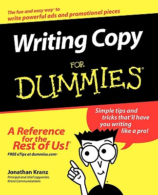 Writing Copy for Dummies - Jonathan Kranz