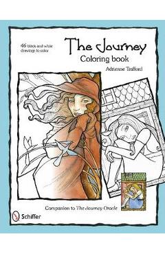 Coperta cărții 'The Journey Coloring Book - Adrienne Trafford'