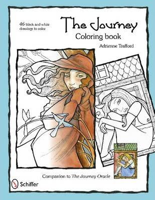 Coperta cărții 'The Journey Coloring Book - Adrienne Trafford'