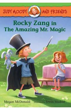 Coperta cărții 'Rocky Zang in the Amazing Mr. Magic - Megan Mcdonald'