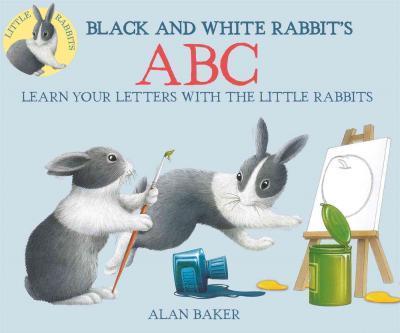 Coperta cărții 'Black and White Rabbit's ABC - Alan Baker'