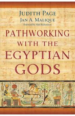 Coperta cărții 'Pathworking with the Egyptian Gods - Judith Page'