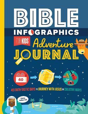 Bible Infographics for Kids Adventure Journal: 40 Faith-Tastic Days to Journey with Jesus in Creative Ways - Harvest House Publishers