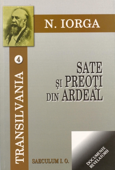 Coperta cărții 'Sate si preoti din Ardeal - N. Iorga'