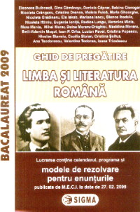 Ghid de pregatire Bac Limba si literatura Romana Modele de rezolvare