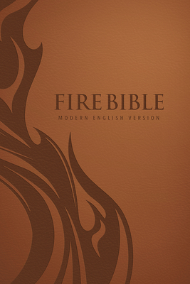 Mev Fire Bible: Brown Leather-Like Cover - Modern English Version - Life Publishers
