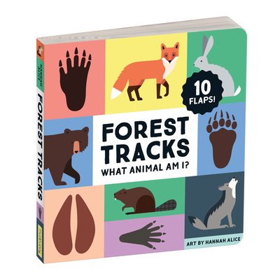 Forest Tracks: What Animal Am I? Lift-The-Flap Board Book - Mudpuppy