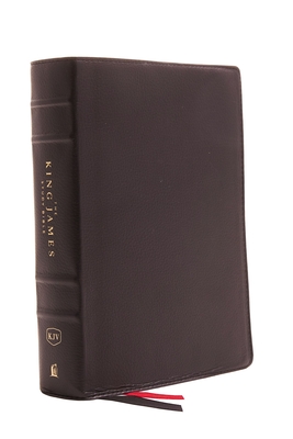 The King James Study Bible, Genuine Leather, Black, Full-Color Edition - Thomas Nelson
