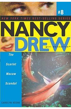 Coperta cărții 'The Scarlet Macaw Scandal - Carolyn Keene'
