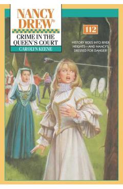 Coperta cărții 'Crime in the Queen's Court - Carolyn Keene'