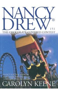 Coperta cărții 'The Chocolate-Covered Contest - Carolyn Keene'