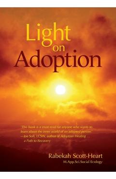 Coperta cărții 'Light on Adoption - Rabekah Scott-heart'