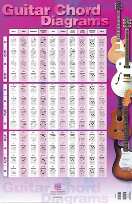 Guitar Chord Diagrams: 22 Inch. X 34 Inch. Poster - Hal Leonard Corp