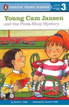 Coperta cărții 'Young CAM Jansen and the Pizza Shop Mystery - David A. Adler'
