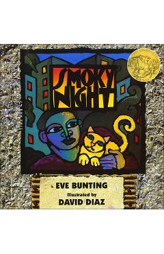 Coperta cărții 'Smoky Night - Eve Bunting'