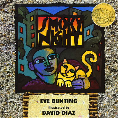 Coperta cărții 'Smoky Night - Eve Bunting'