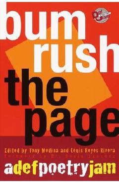 Coperta cărții 'Bum Rush the Page: A Def Poetry Jam - Tony Medina'
