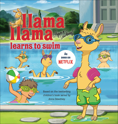 Coperta cărții 'Llama Llama Learns to Swim - Anna Dewdney'