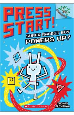 Coperta cărții 'Super Rabbit Boy Powers Up! - Thomas Flintham'