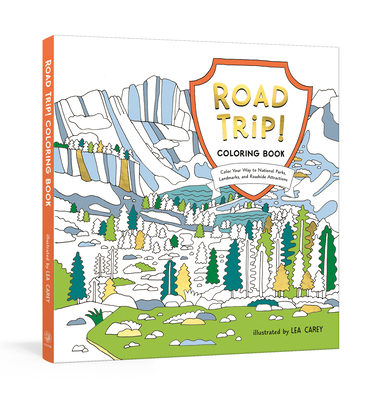 Road Trip! Coloring Book: Color Your Way to National Parks, Landmarks, and Roadside Attractions: A Coloring Book - Potter Gift