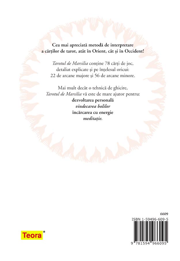 Coperta cărții 'Tarotul de Marsilia'
