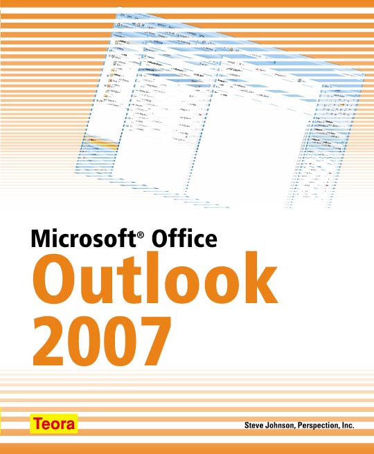 Coperta cărții 'Microsoft Office Outlook 2007 - Steve Johnson'