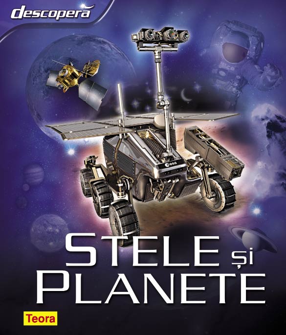 Coperta cărții 'Descopera stele si planete'