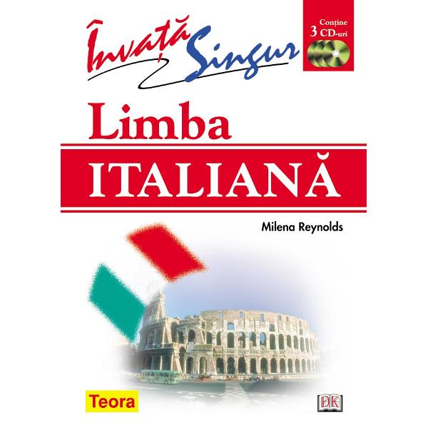 Invata singur limba italiana - Milena Reynolds - Contine 3 CD-Uri