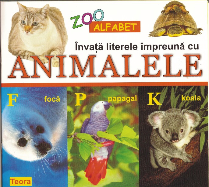 Invata literele impreuna cu animalele