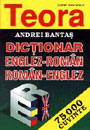 Coperta cărții 'Dictionar englez-roman , roman-englez (75000 cuvinte) - Andrei Bantas'