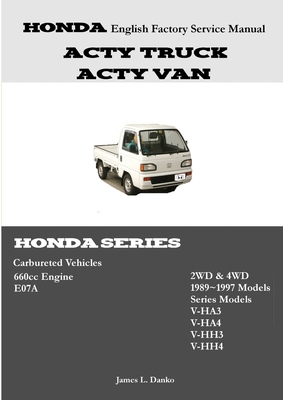 Honda Acty English Factory Service Manual - James Danko