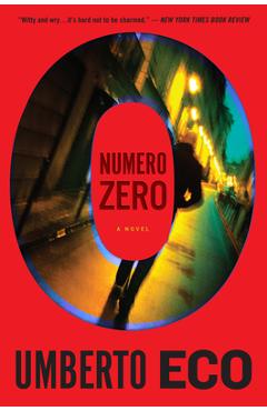 Coperta cărții 'Numero Zero - Umberto Eco'
