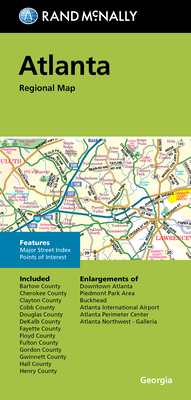 Rand McNally Folded Map: Atlanta Regional Map - Rand Mcnally