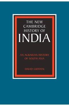 Coperta cărții 'An Agrarian History of South Asia - David Ludden'