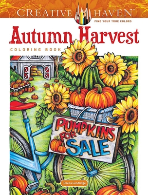 Creative Haven Autumn Harvest Coloring Book - Teresa Goodridge