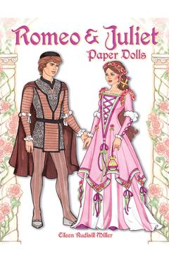 Coperta cărții 'Romeo and Juliet Paper Dolls - Eileen Rudisill Miller'