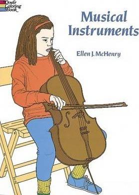 Musical Instruments Coloring Book - Ellen J. Mchenry