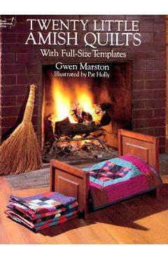 Coperta cărții 'Twenty Little Amish Quilts: With Full-Size Templates - Gwen Marston'