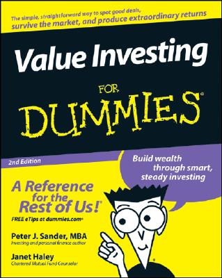 Value Investing for Dummies - Peter J. Sander