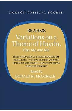 Coperta cărții 'Variations on a Theme of Haydn - Johannes Brahms'