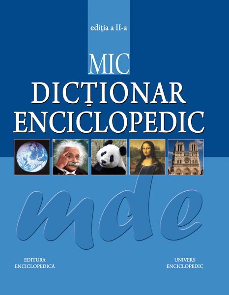 Coperta cărții 'Mic dictionar enciclopedic'