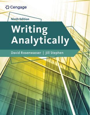 Writing Analytically - David Rosenwasser