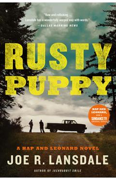 Coperta cărții 'Rusty Puppy - Joe R. Lansdale'