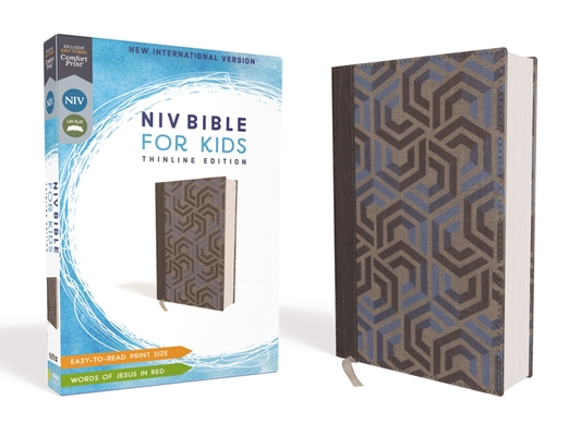 Niv, Bible for Kids, Cloth Over Board, Blue, Red Letter, Comfort Print: Thinline Edition - Zondervan