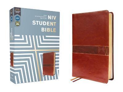 Niv, Student Bible, Leathersoft, Brown, Comfort Print - Philip Yancey