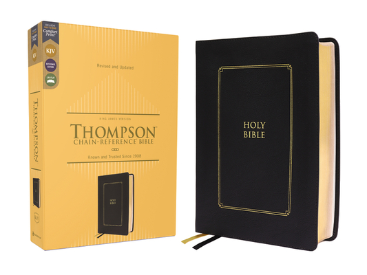 Kjv, Thompson Chain-Reference Bible, Leathersoft, Black, Red Letter, Comfort Print - Frank Charles Thompson