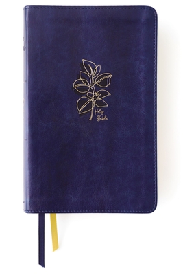 Niv, Women's Devotional Bible, Leathersoft, Navy, Comfort Print - Zondervan