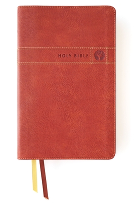Niv, Men's Devotional Bible, Leathersoft, Brown, Comfort Print - Zondervan