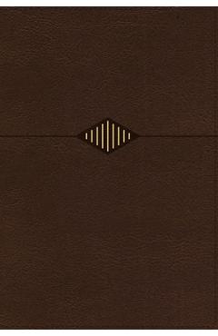 Poza produsului Niv, Thompson Chain-Reference Bible, Leathersoft, Brown, Red Letter, Thumb Indexed, Comfort Print - Frank Charles Thompson